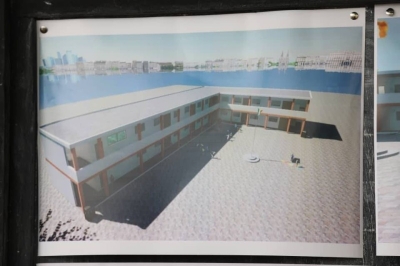 A terme, ce sera un bâtiment R 1 de douze classes. (PHOTOS: VÉRONIQUE DADIE)