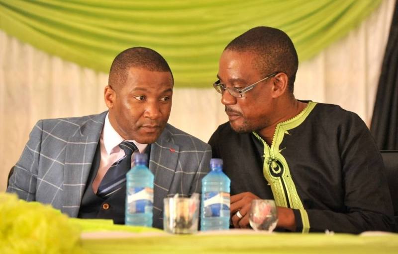 NO LOVE LOST: Duma Boko and Dumelang Saleshando are no longer on talking terms