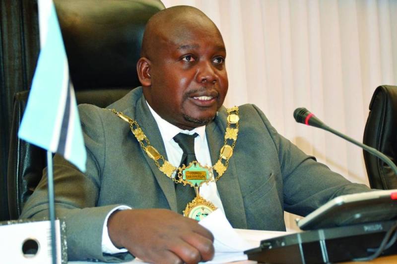 Kgatleng District Council Chairperson Daniel Molokwe