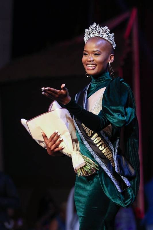 Palesa Molefe- Miss Botswana 2021-22 -.