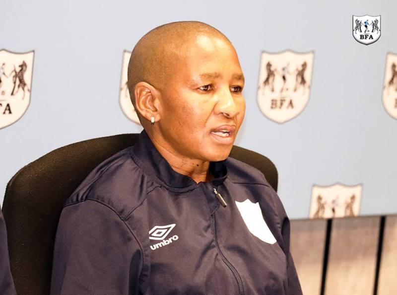 INSPIRATIONAL COACH...Gaoletlhoo Nkutlwisang recently took The Mares  to their AWCON debut in Morocco