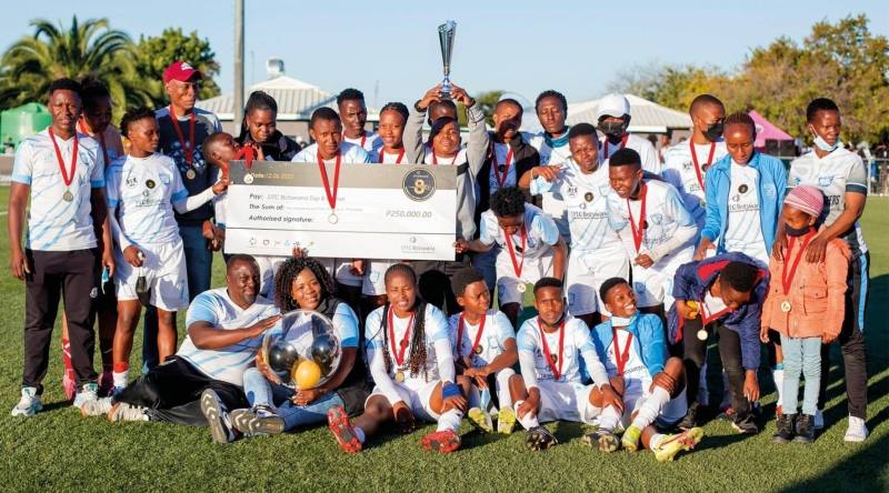 TALENTED LADIES :Double Action Ladies FC  have regularly provided players  to The Mares national women's team