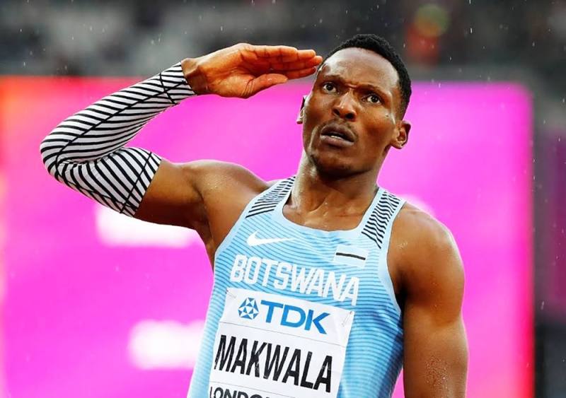 SALUTE: Veteran sprinter Isaac Makwala is set to receive  his flowers  from the BAA