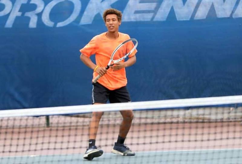 UPWARD TRAJECTORY : Rising star Denzel Seetso has  enjoyed a successful junior tennis career