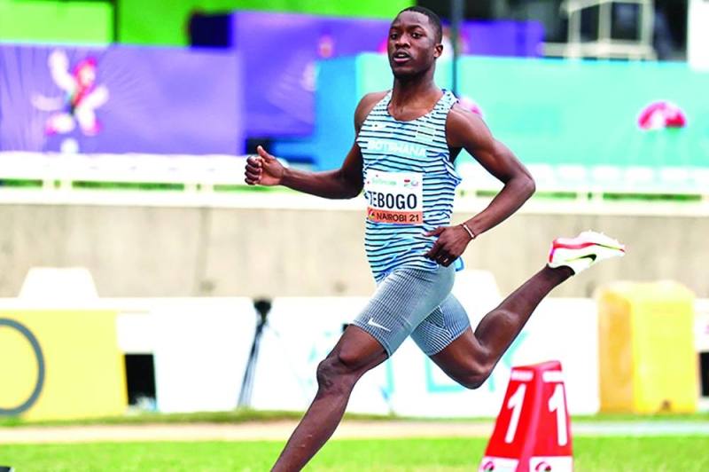 CROSSROADS...Rising track star Tebogo Letsile is  still deciding  on which  college  to attend as  he  contemplates moving abroad