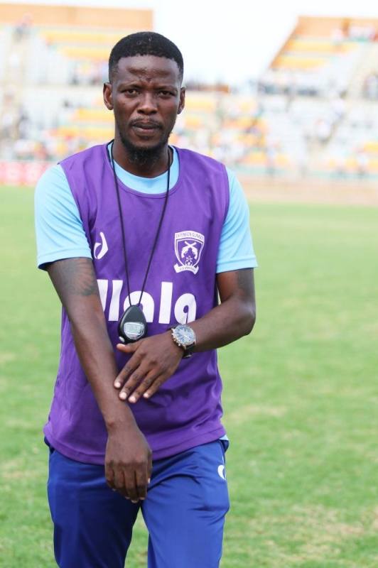 TECHNICAL DEPARTMENT...Former Orlando Pirates player Phenyo Mongala was roped into help as fans turn their backs on Extension Gunners following poor performance"