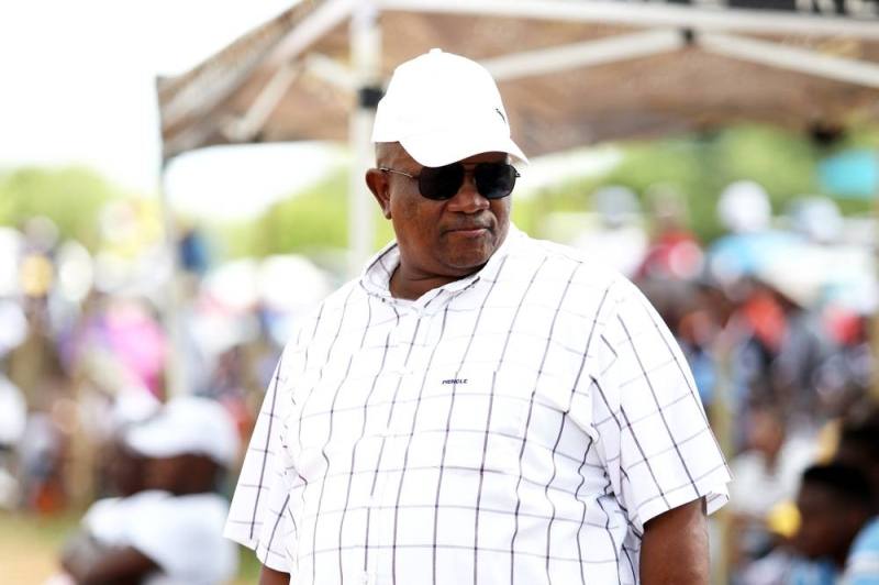 UNDER PRESSURE: Mochudi Centre Chiefs  coach Chicco Nare had to be escorted out of the venue in Mochudi this past weekend