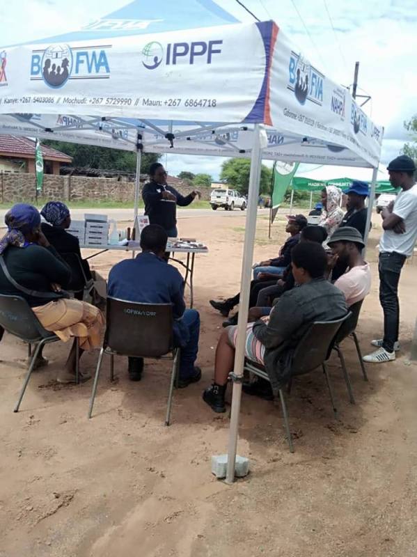 BOFWA  CONDUCTING HIV:AIDS TESTING CAMPAIGNS