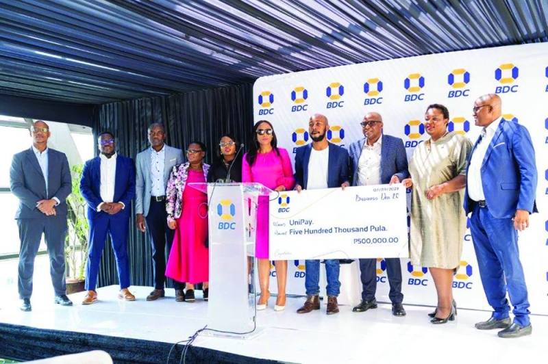 Business Den winners with  BDC officals