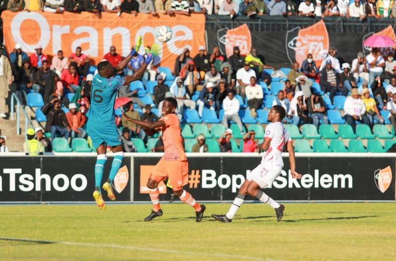 THRILLING FOOTBALL...The Orange FA Cup is set to provide football fans with a thrilling action this February