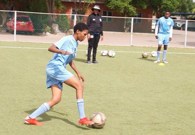 JUNIOR MARES...The national Under 17 Women's Football Team is in training camp in preparation for the FIFA U-17 Women's World Cup Qualifiers,