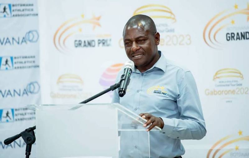 ON TRACK...Glody Dube is adamant the Gaborone Golden Grand Prix will continue