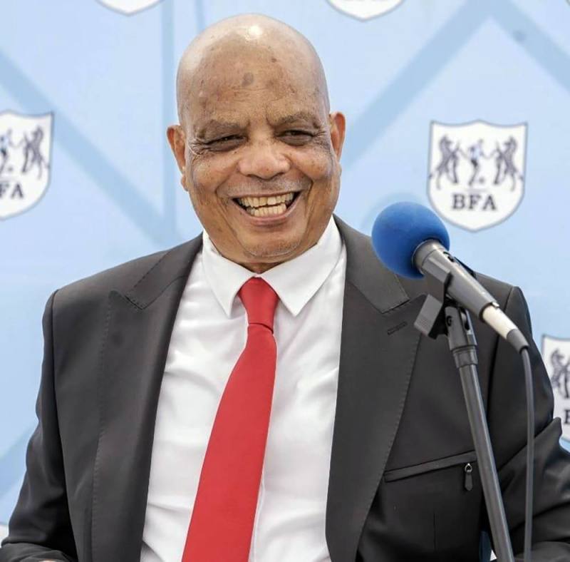 STAYING PUT...BFA president Maclean Letshwiti is  not  worried about the emergence of  rivals  ahead of the next BFA AGA