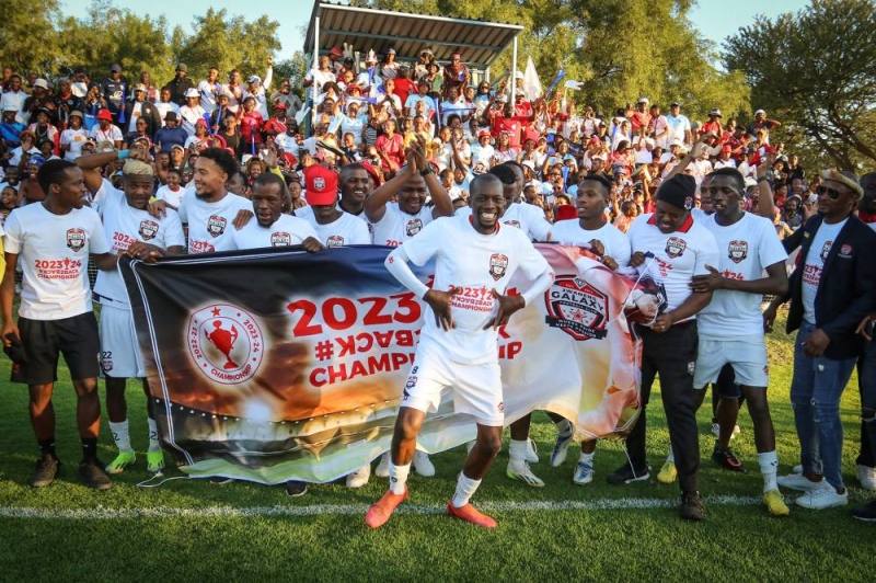 VICTORY : Jwaneng Galaxy are  expected  to compete in the CAF Champions league  once again
_Photo-BOTSANG MOITOI..