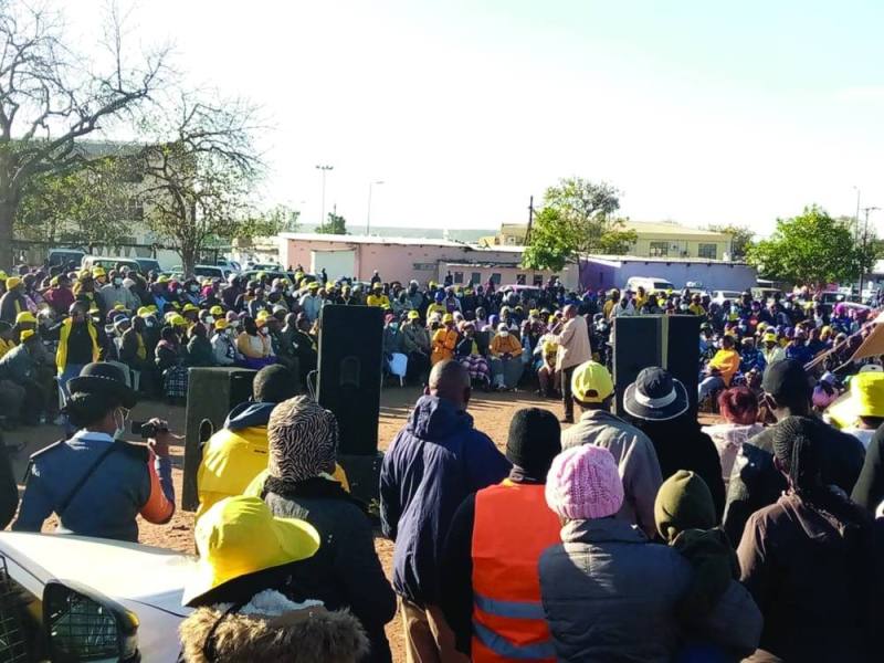 Members of the BPF in Serowe