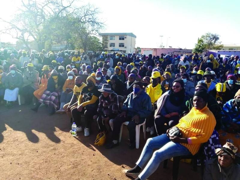 Members of the BPF in Serowe