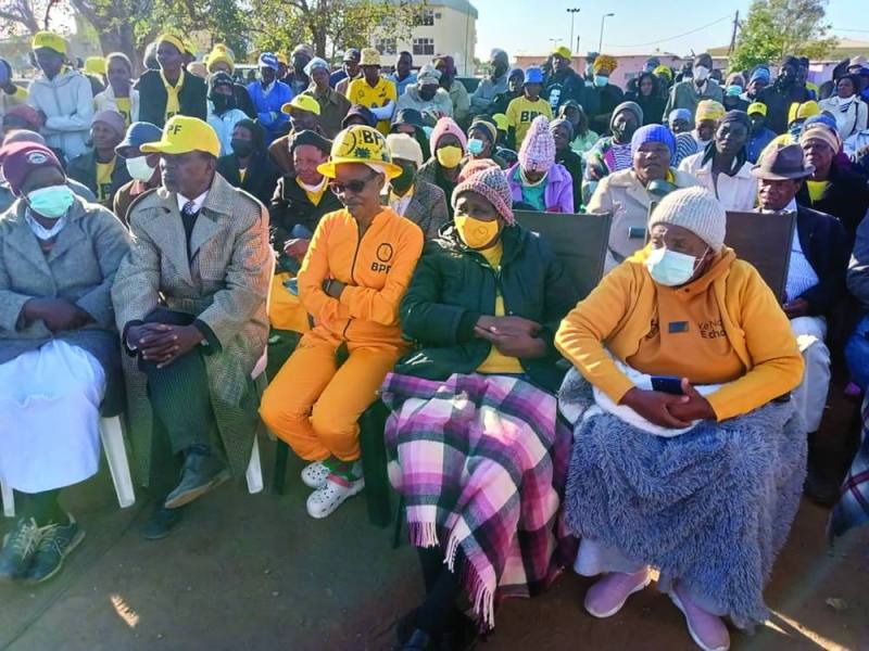 Members of the BPF in Serowe