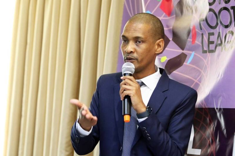 LEADING FOOTBALL..BFA president .Babitseng has inherited a debt-ridden association