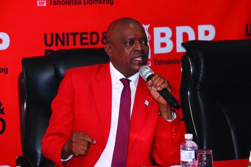 BDP President Mokgweetsi Masisi