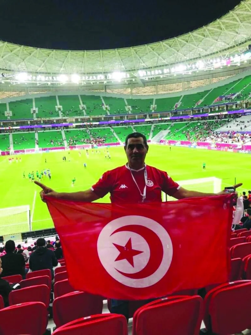 Adel Larbi in al-Thumama stadium December 2021