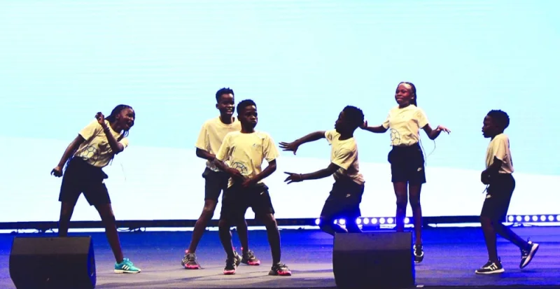 A performance by the famous Ghetto Kids dance group at the opening ceremony.