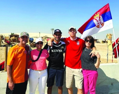 New York-based Croatian-Americans, Vivek Mehta, Ami and Anik Patel, and Stasha and Gordana Novakovic, are among the FIFA World Cup fans currently touring different destinations in the country via QTours, the first Italian DMC in Qatar.