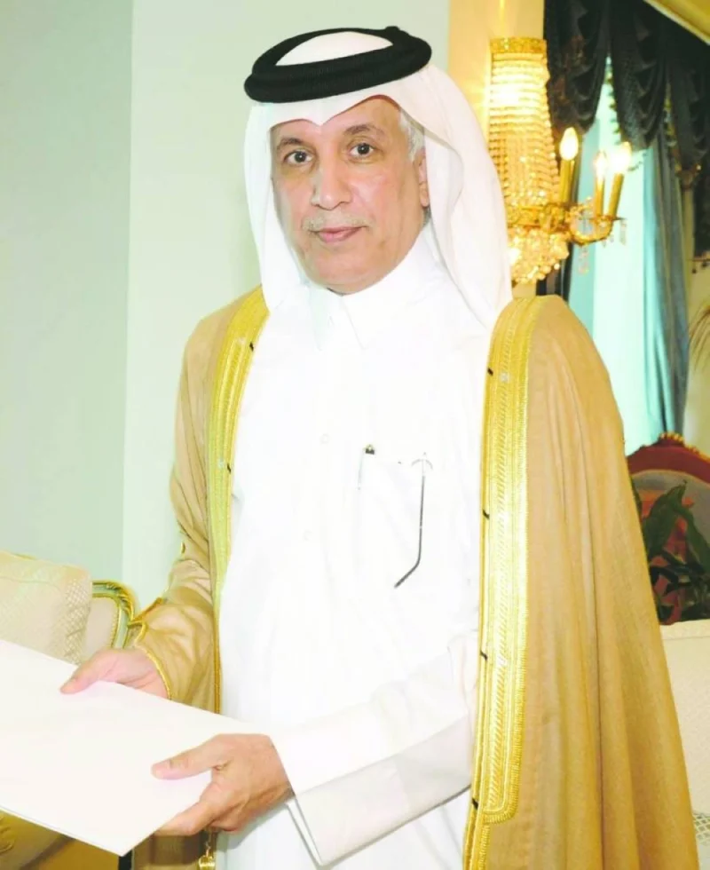  HE the Minister of State for Foreign Affairs Sultan bin Saad al-Muraikhi. 