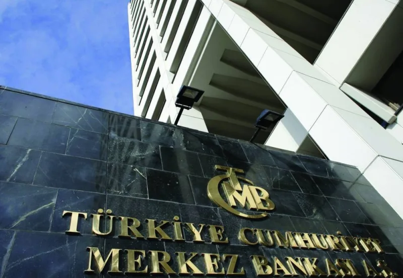 Turkiye's central bank headquarters is seen in Ankara (file). Yesterday's policy rate cut brings the cumulative easing in four months to 500 basis points.