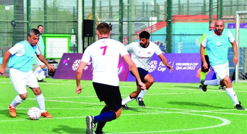 The opening match included England vs Iran. PICTURE: Shaji Kayamkulam.