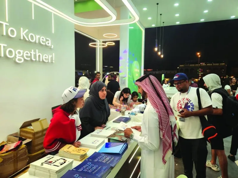 The Korean Pavilion, which is located along Doha Corniche, has been receiving many enquiries about travel to South Korea.