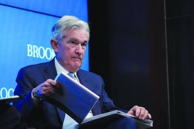 US Federal Reserve Chair Jerome Powell speaks at the Brookings Institution on Wednesday in Washington, DC. The S&P 500 soared more than 3% after Powell said the Fed could scale back the pace of its rate increases as soon as December, although he warned there was little clarity on how high rates will ultimately need to rise as the central bank fights the worst outbreak of inflation in decades.