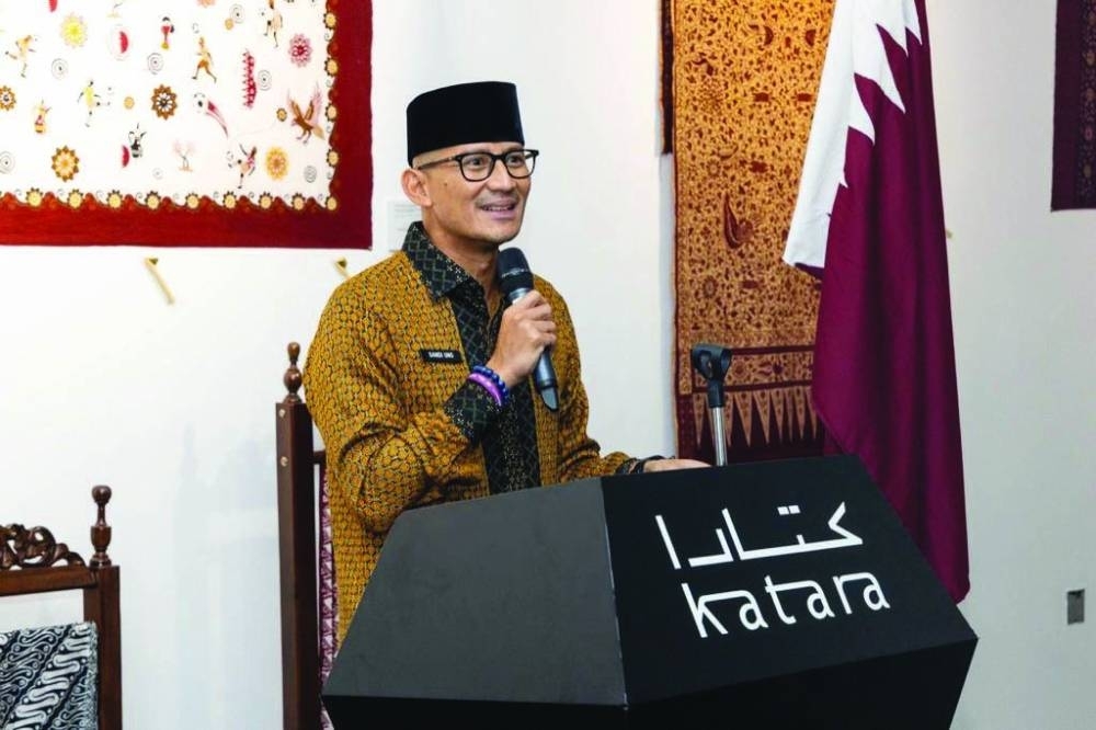 Sandiaga Salahuddin Uno at Katara Cultural Village