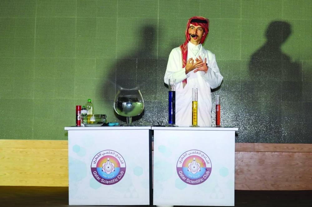 The Science Club presents interactive scientific experiments and presentations in Darb al-sai