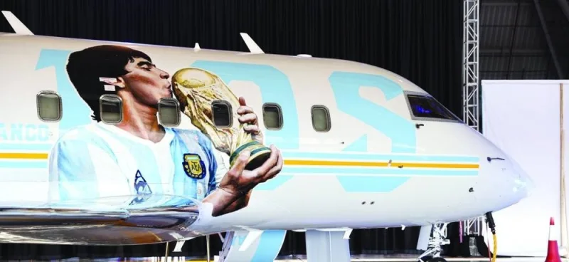 In mid-December, Tango D1OS - the tribute jet to Diego Maradona - will be auctioned and sold to the highest bidder.
