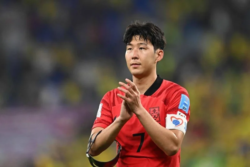South Korea&#039;s captain Son Heung-min (AFP)
