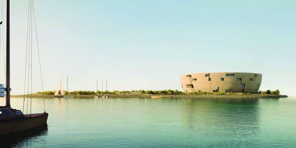 Architect&#039;s impression of the QM&#039;s proposed Lusail Museum.