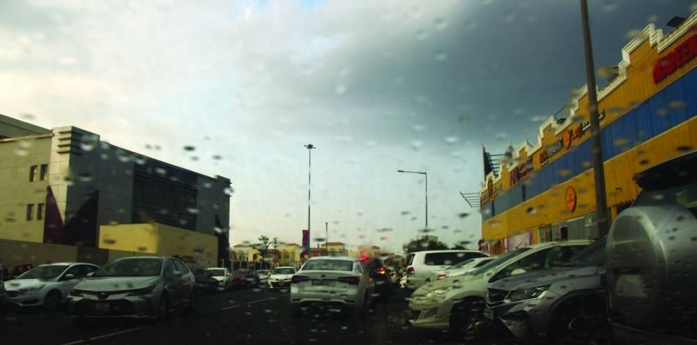 Overcast conditions and drops of rain Wednesday. PICTURES: Shaji Kayamkulam and Thajudheen