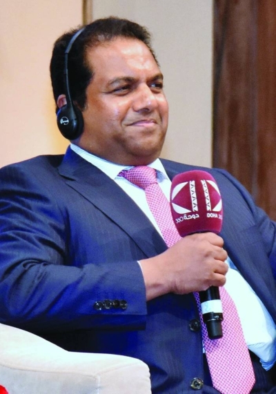 Dr Mohamed Althaf, director of LuLu Group International, speaking during the event. PICTURE: Thajudheen.