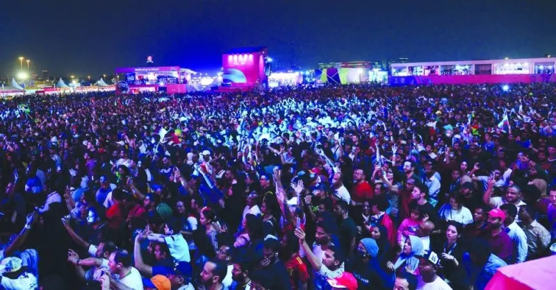 A view of the crowd at the FIFA Fan Festival that ran parallel to the FIFA World Cup Qatar 2022. PICTURE: Shaji Kayamkulam.
