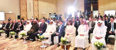 QatarEnergy has announced the FID with Chevron Phillips Chemical Company (CPChem) to build the Ras Laffan Petrochemicals complex. The announcement was made at QatarEnergy headquarters Sunday. PICTURE: Shaji Kayamkulam