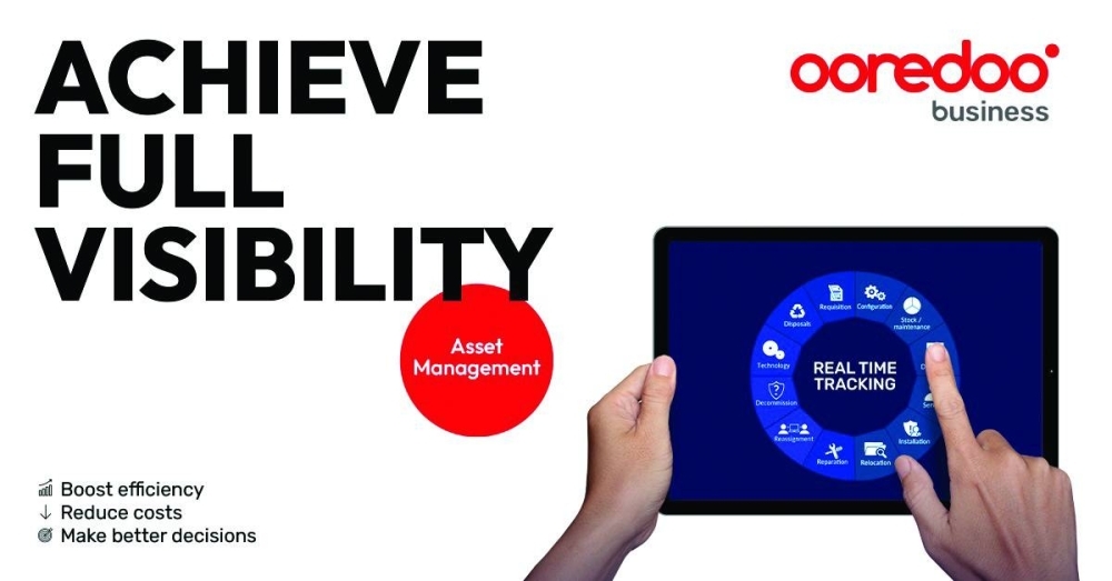 Ooredoo has announced the availability of two new IoT asset management packages, allowing business customers to monitor company resources from a single, intuitive dashboard