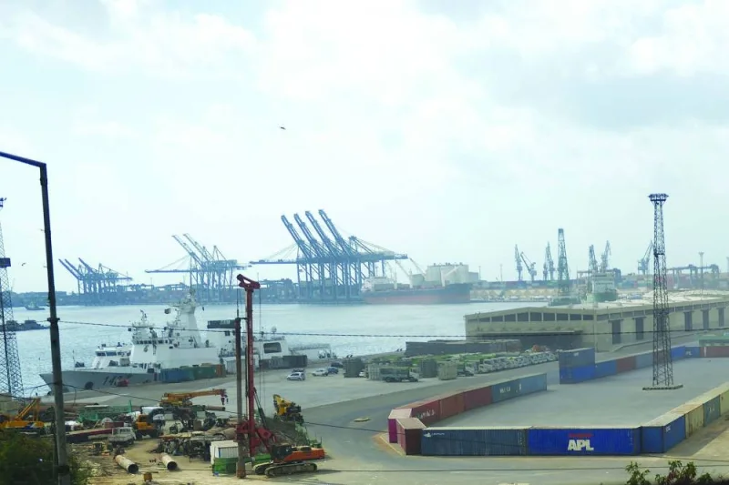 A general view of the Karachi sea port. A shortage of crucial dollars has left banks refusing to issue new letters of credit for importers, hitting an economy already squeezed by soaring inflation and lacklustre growth.