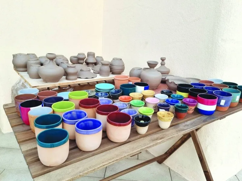 Pottery items on display. PICTURES: Joey Aguilar