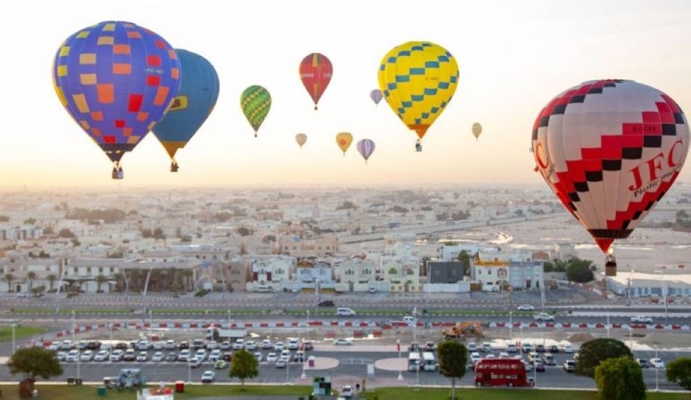Najnovšie vydanie festivalu bude predstavovať 'Sunrise Balloon Launches'. Obrázok: https://qatarballoonfestival.com Najnovšie vydanie festivalu bude predstavovať 'Sunrise Balloon Launches'. Obrázok: https://qatarballoonfestival.com