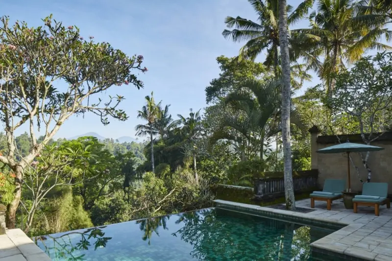 Amandari, Indonesia – Accommodation, Pool Suite, Swimming Pool and View