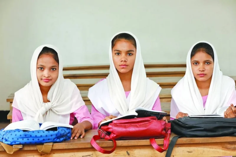Qatar Charity built 38 schools that include boarding departments and other facilities in Bangladesh. These schools have provided educational opportunities to at least 10,000 students.