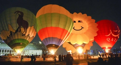 The Qatar Balloon Festival has been drawing big crowds