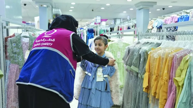  Snapshots from the Qatar Charity initiative. 