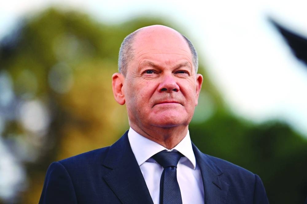 MANTRA: German Chancellor Olaf Scholz loves to quote from the famous 1945 musical Carousel: You will never walk alone. (Reuters file photo)