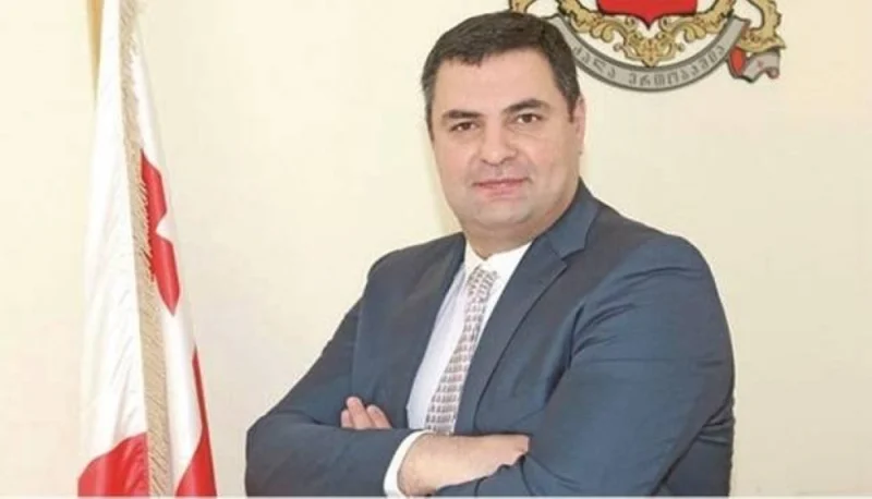 Georgian ambassador Nikoloz Revazishvili.